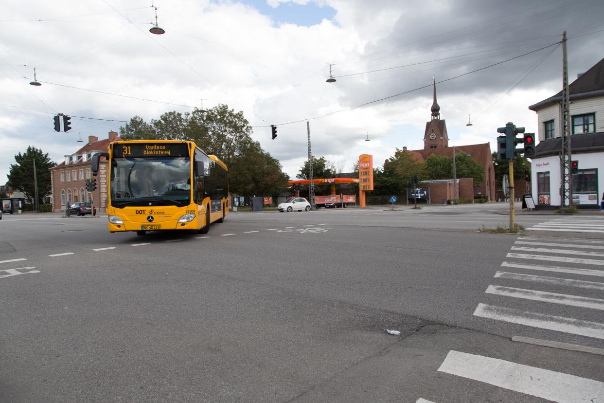 Bus ved Jyllingevej